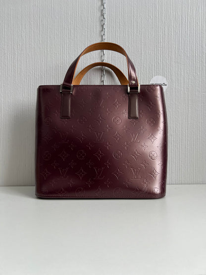 Louis Vuitton Purple Monogram Mat Stockton Bag