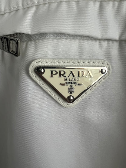 Adidas X Prada RE-Nylon Hooded Track Jacket White
