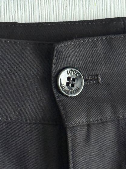 Louis Vuitton Black Technical Cargo Trousers