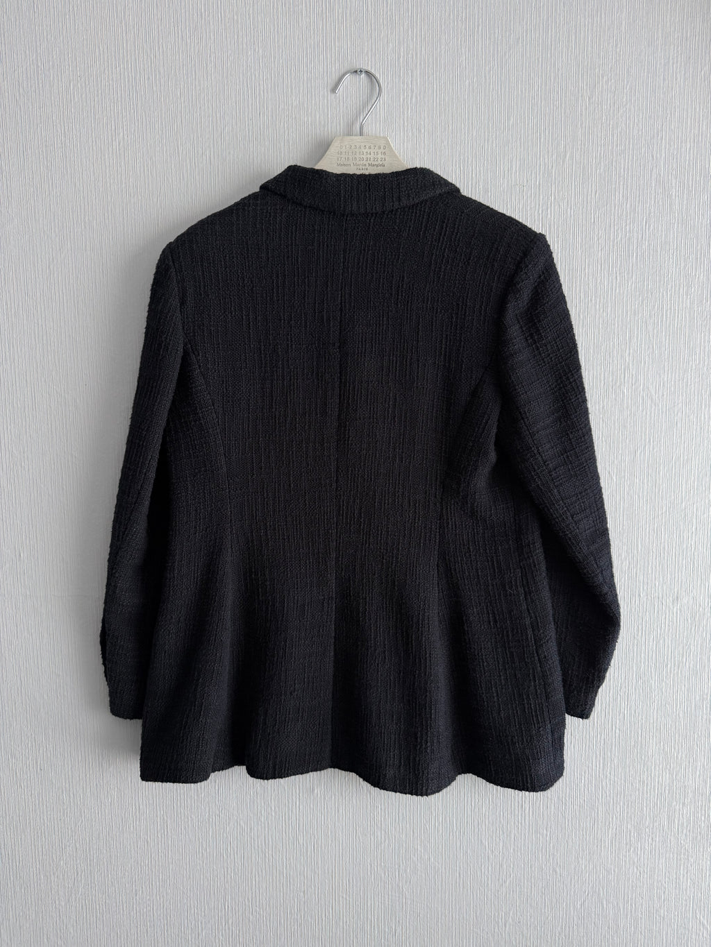 Chanel Bombay Timeless Tweed Blazer Jacket in Black Cotton