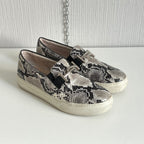 Tod's Women's Gommini Double T Snake Print Loafers