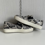 Tod's Women's Gommini Double T Snake Print Loafers
