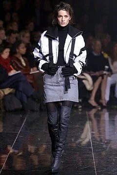 Dolce & Gabbana F/W2003 Runway Orange Nylon Parachute Jacket