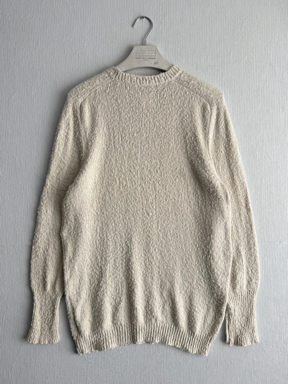 Maison Margiela Off-White Pilling Sweater