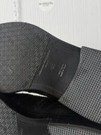 Maison Margiela Black Flock Treatment Ankle Boots