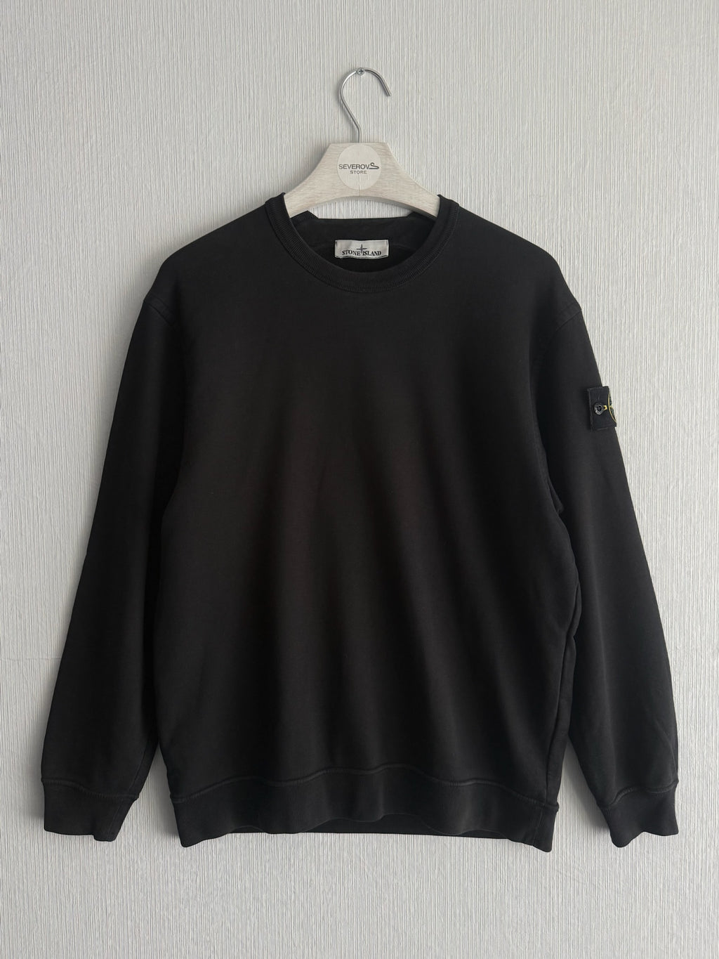 Stone Island AW22 Oversized Sweatshirt in Black