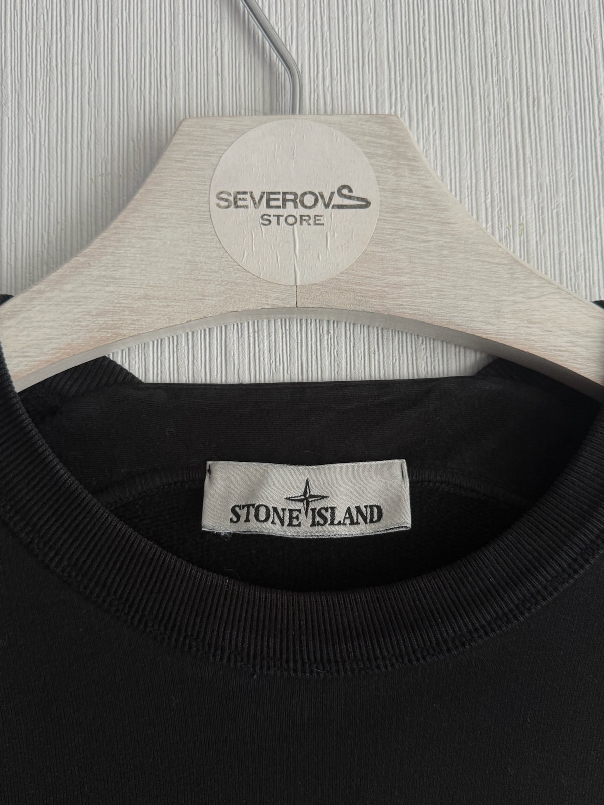 Stone Island AW22 Oversized Sweatshirt in Black