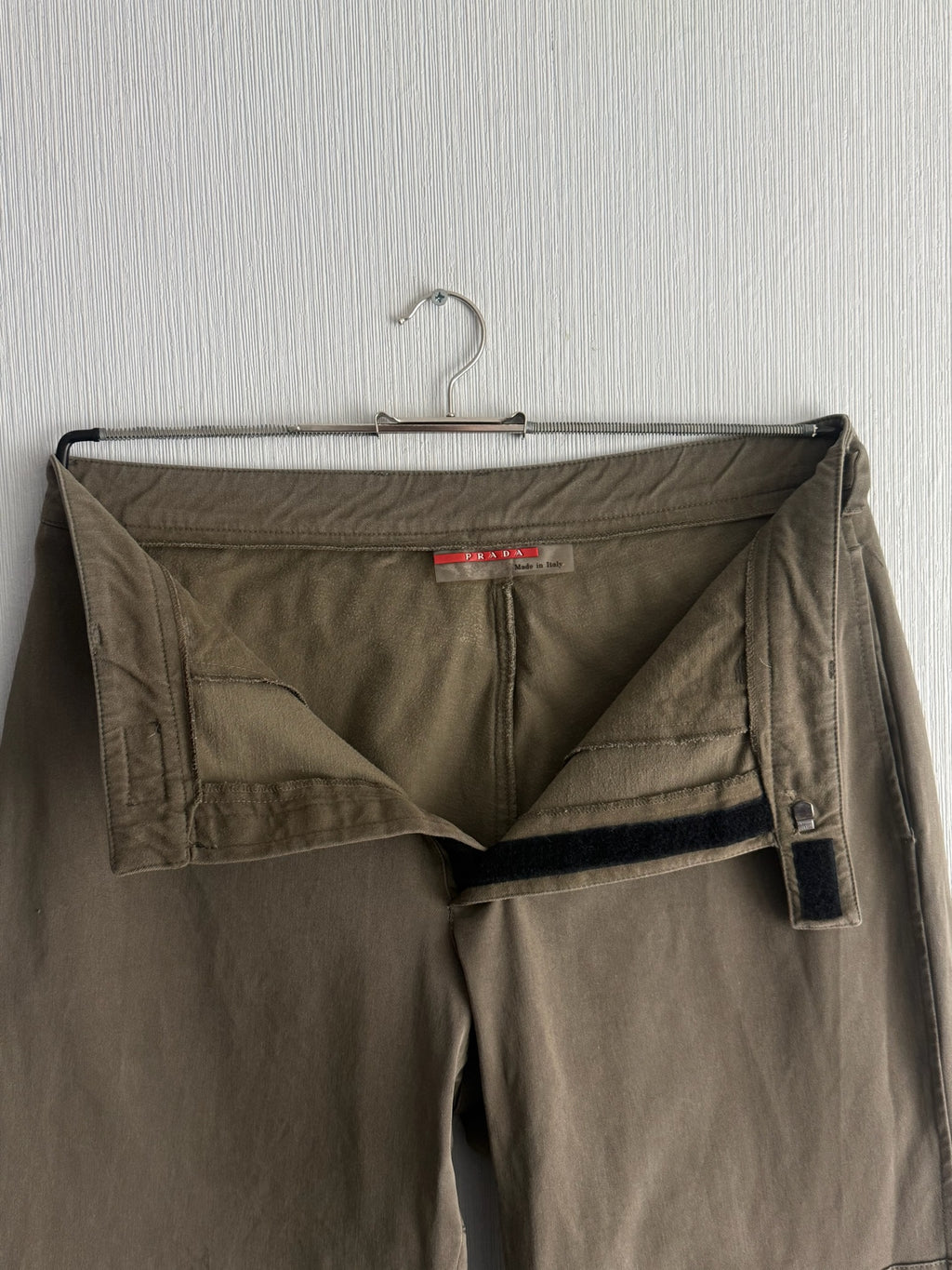 Prada Sport Red Tab Double Knee Trousers
