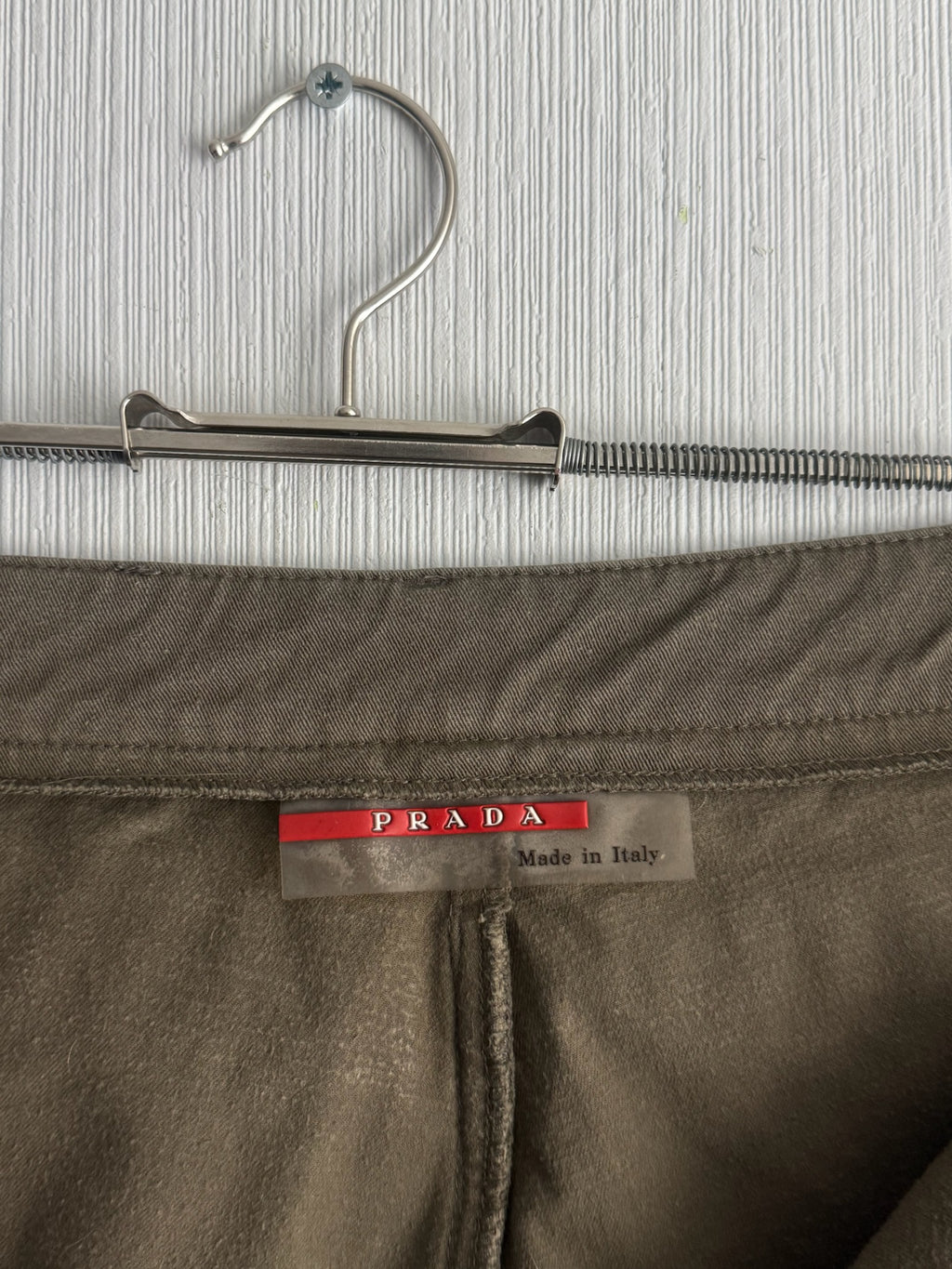 Prada Sport Red Tab Double Knee Trousers