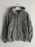Stone Island Shadow Project AW19 Grey Teddy Fleece Hoodie
