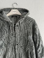 Stone Island Shadow Project AW19 Grey Teddy Fleece Hoodie