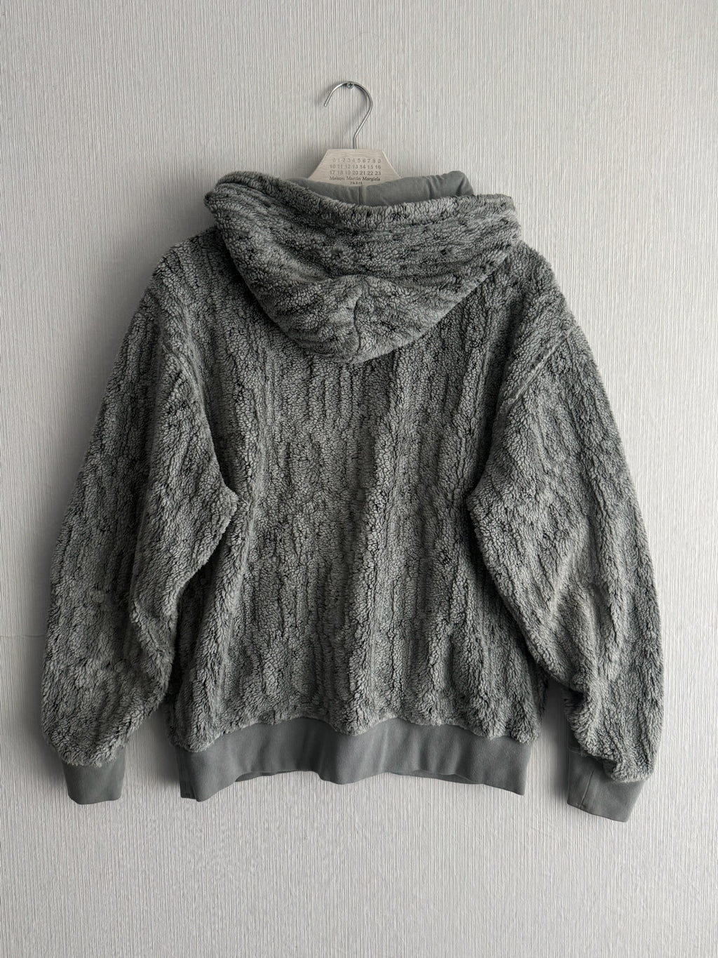 Stone Island Shadow Project AW19 Grey Teddy Fleece Hoodie