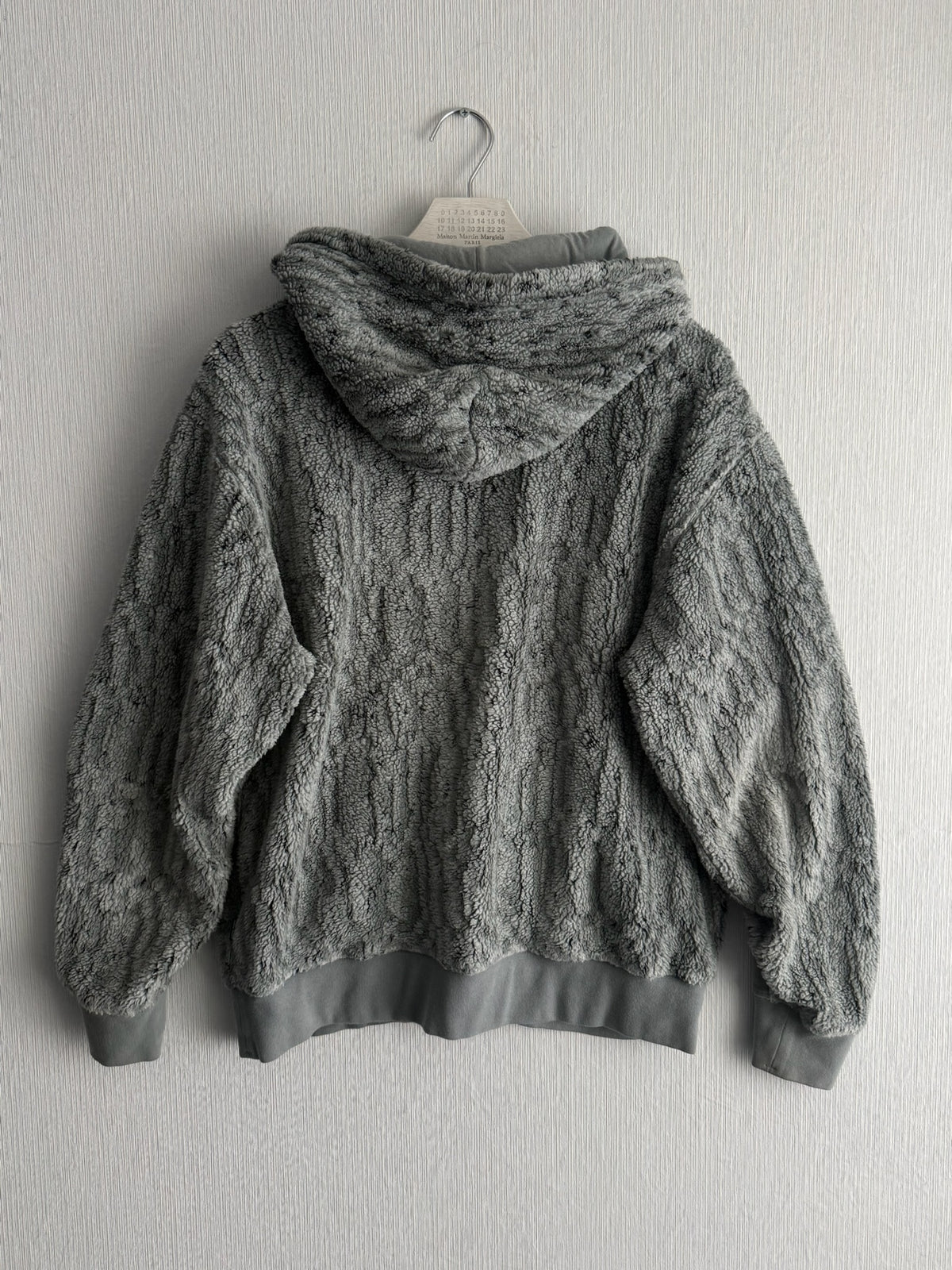 Stone Island Shadow Project AW19 Grey Teddy Fleece Hoodie