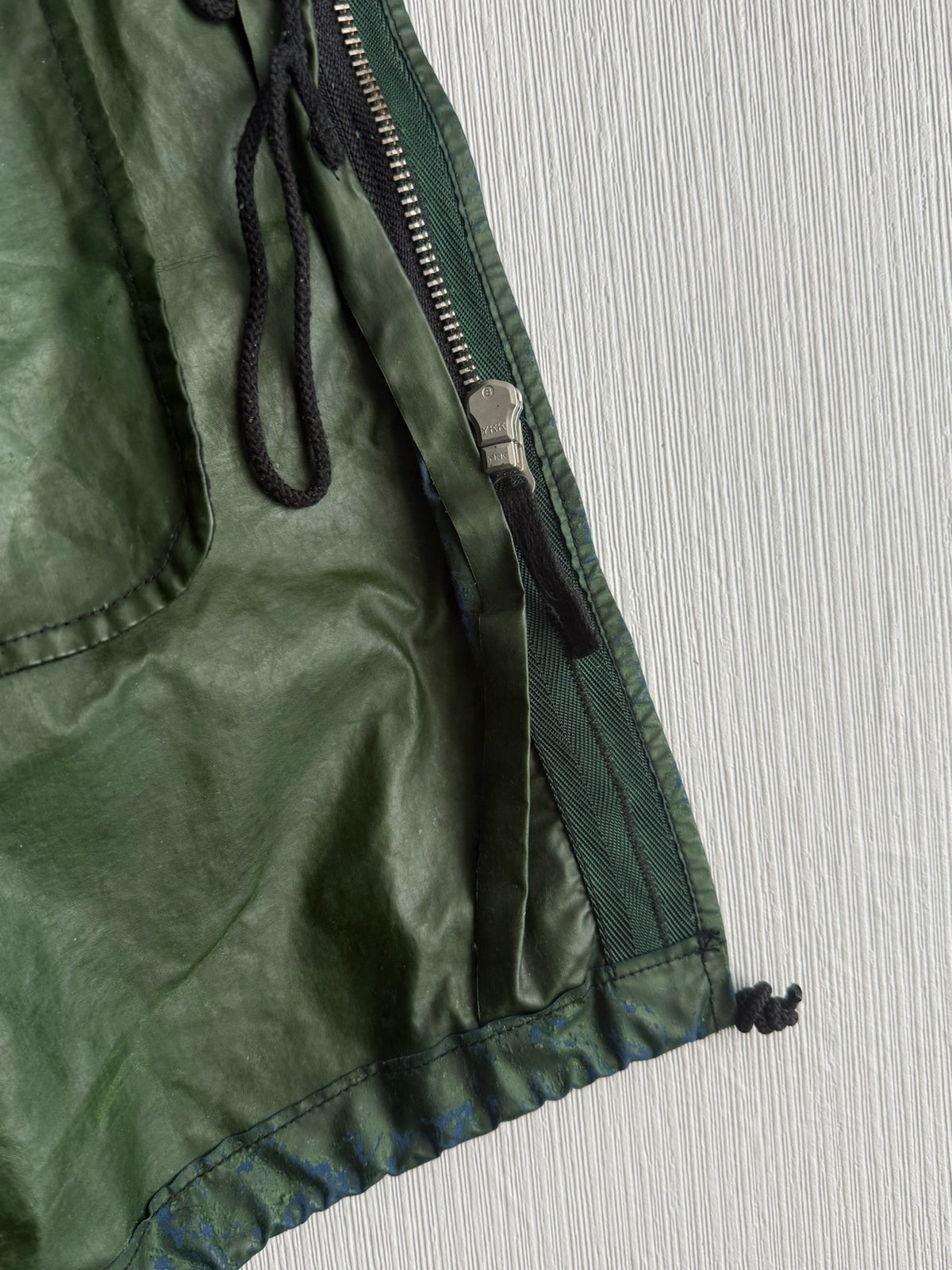 Stone Island AW04 Green Hooded Mens Raincoat