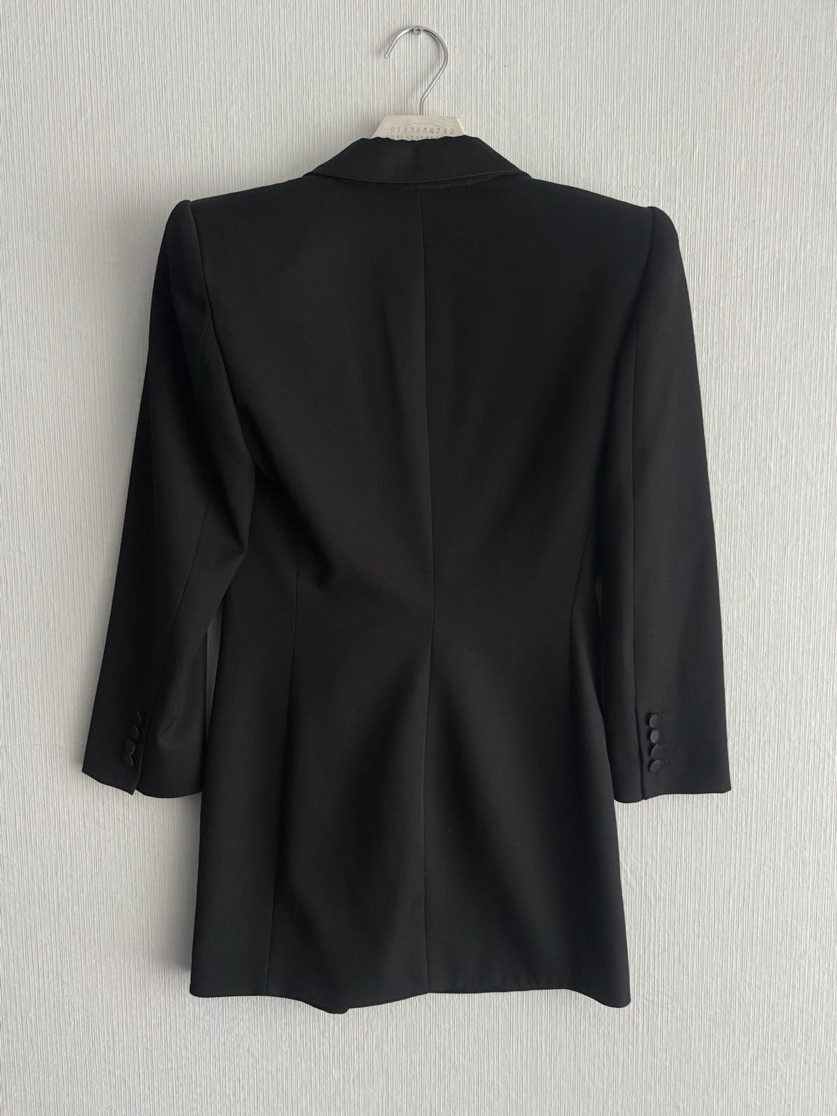 Saint Laurent Black Bow Detail Womens Mini Dress