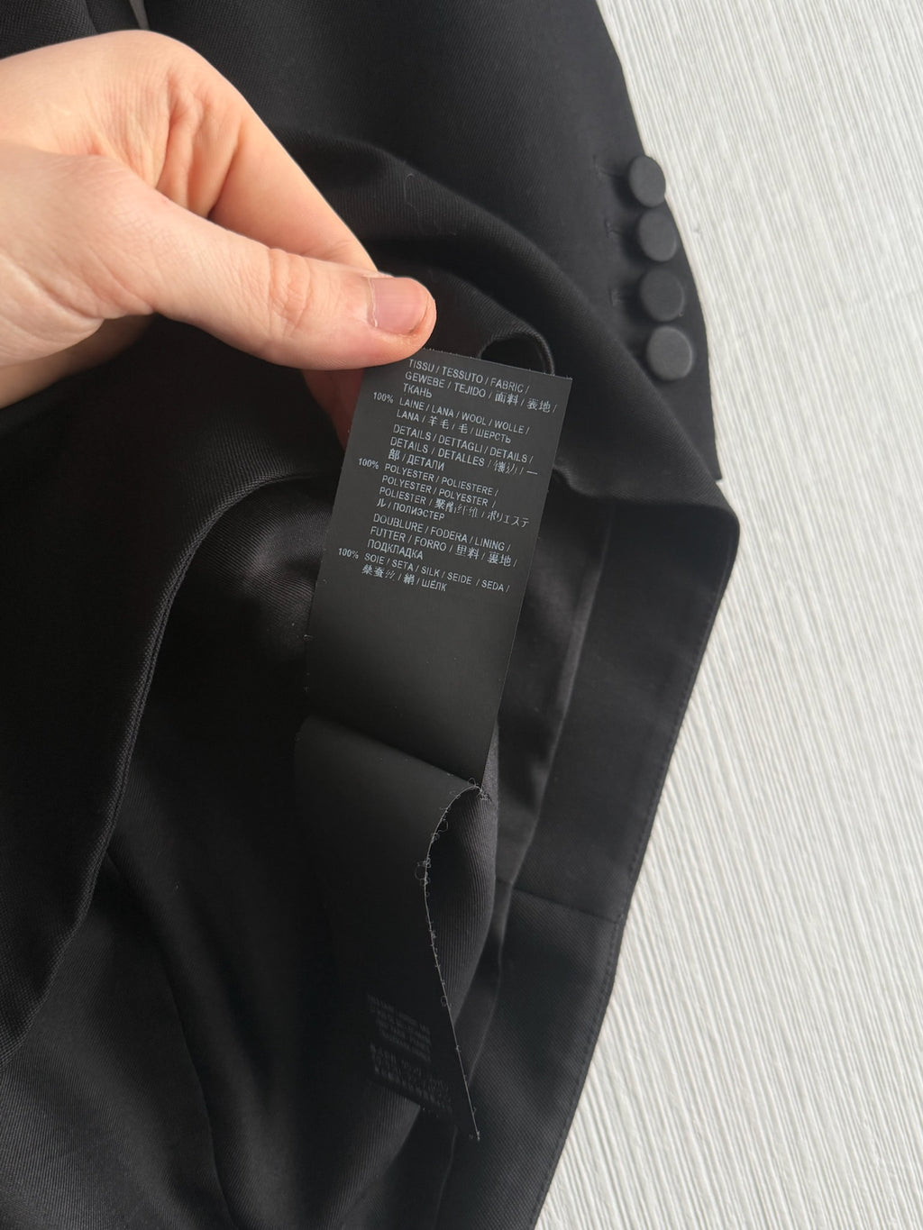 Saint Laurent Black Bow Detail Womens Mini Dress