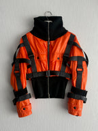Dolce & Gabbana F/W2003 Runway Orange Nylon Parachute Jacket
