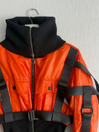 Dolce & Gabbana F/W2003 Runway Orange Nylon Parachute Jacket