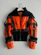 Dolce & Gabbana F/W2003 Runway Orange Nylon Parachute Jacket