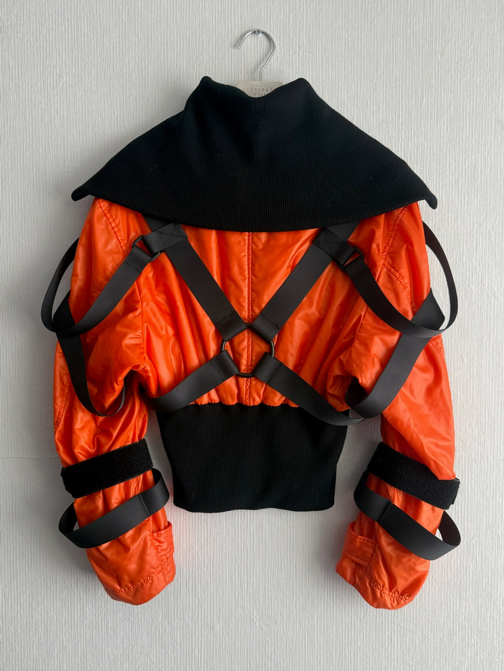 Dolce & Gabbana F/W2003 Runway Orange Nylon Parachute Jacket