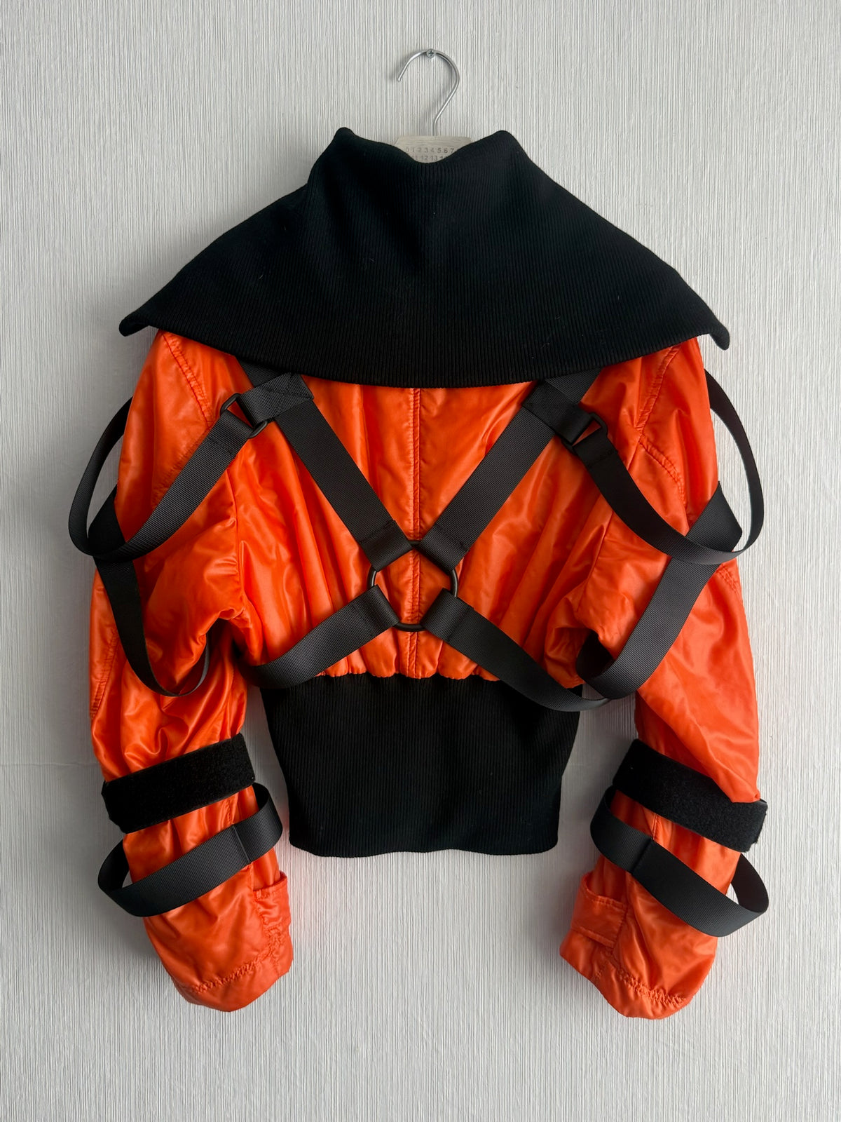 Dolce & Gabbana F/W2003 Runway Orange Nylon Parachute Jacket