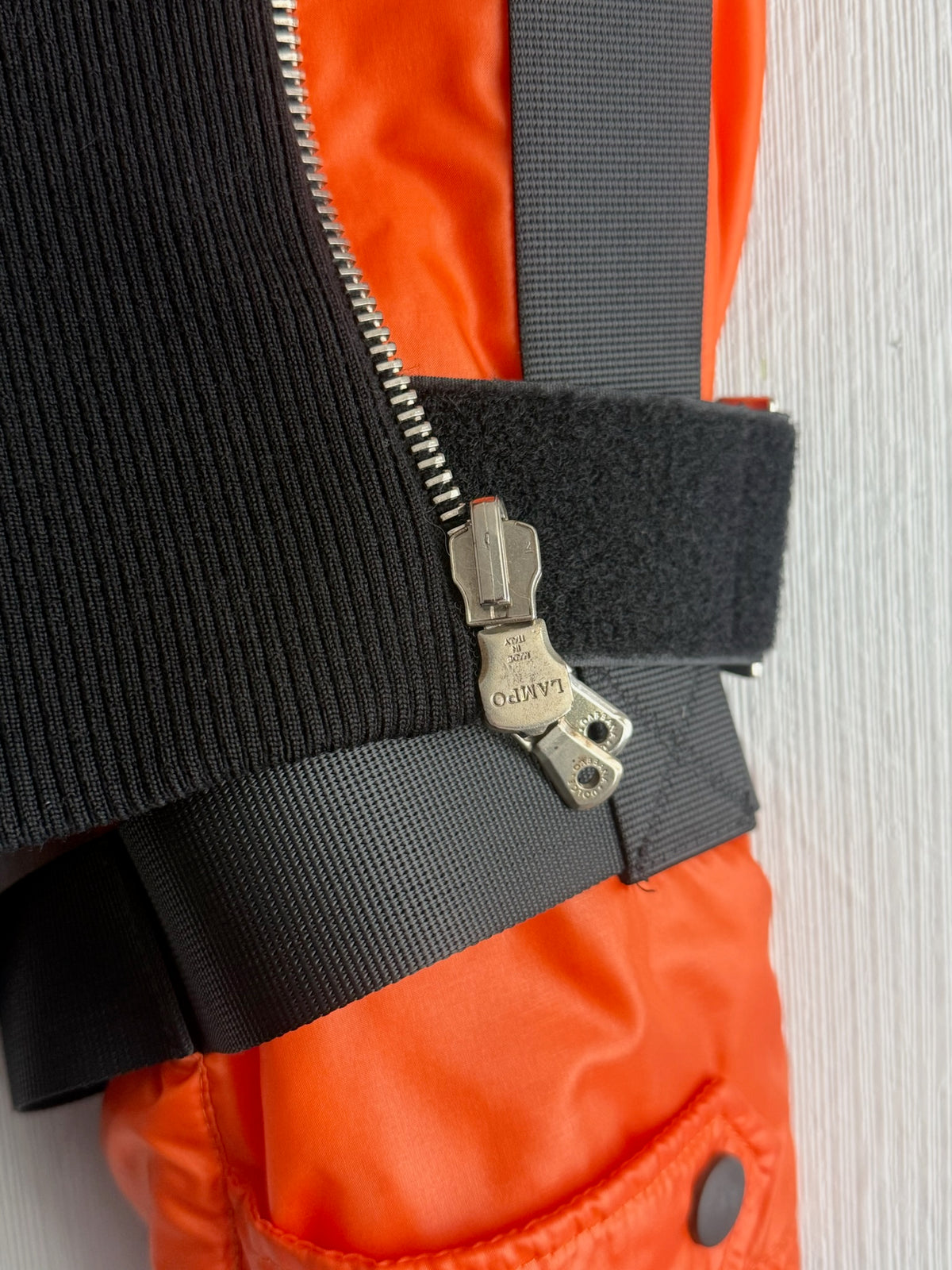 Dolce & Gabbana F/W2003 Runway Orange Nylon Parachute Jacket