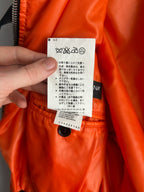 Dolce & Gabbana F/W2003 Runway Orange Nylon Parachute Jacket
