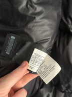 Prada Black Nylon Down Parka Womens Jacket with Real Fox Fur Hood