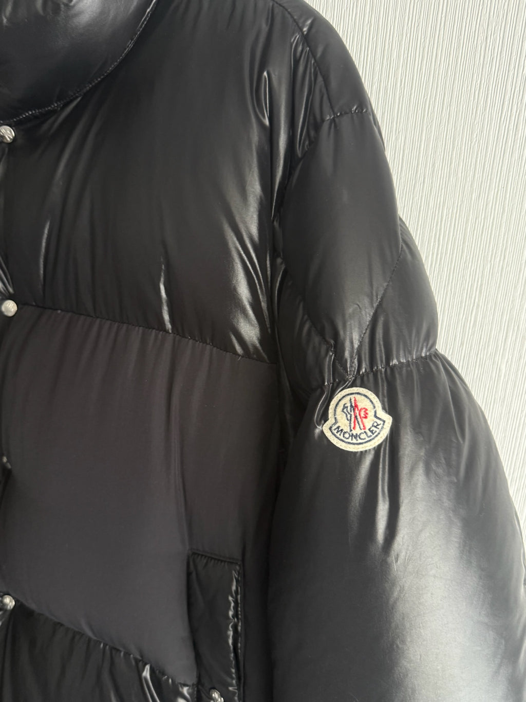 Moncler Aynard Black Nylon Down Puffer Mens Jacket