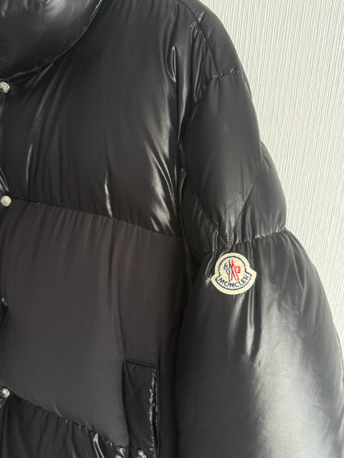 Moncler Aynard Black Nylon Down Puffer Mens Jacket