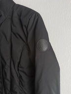 Gucci Black Nylon Down Belted Womens Coat with Gold Chain Belt