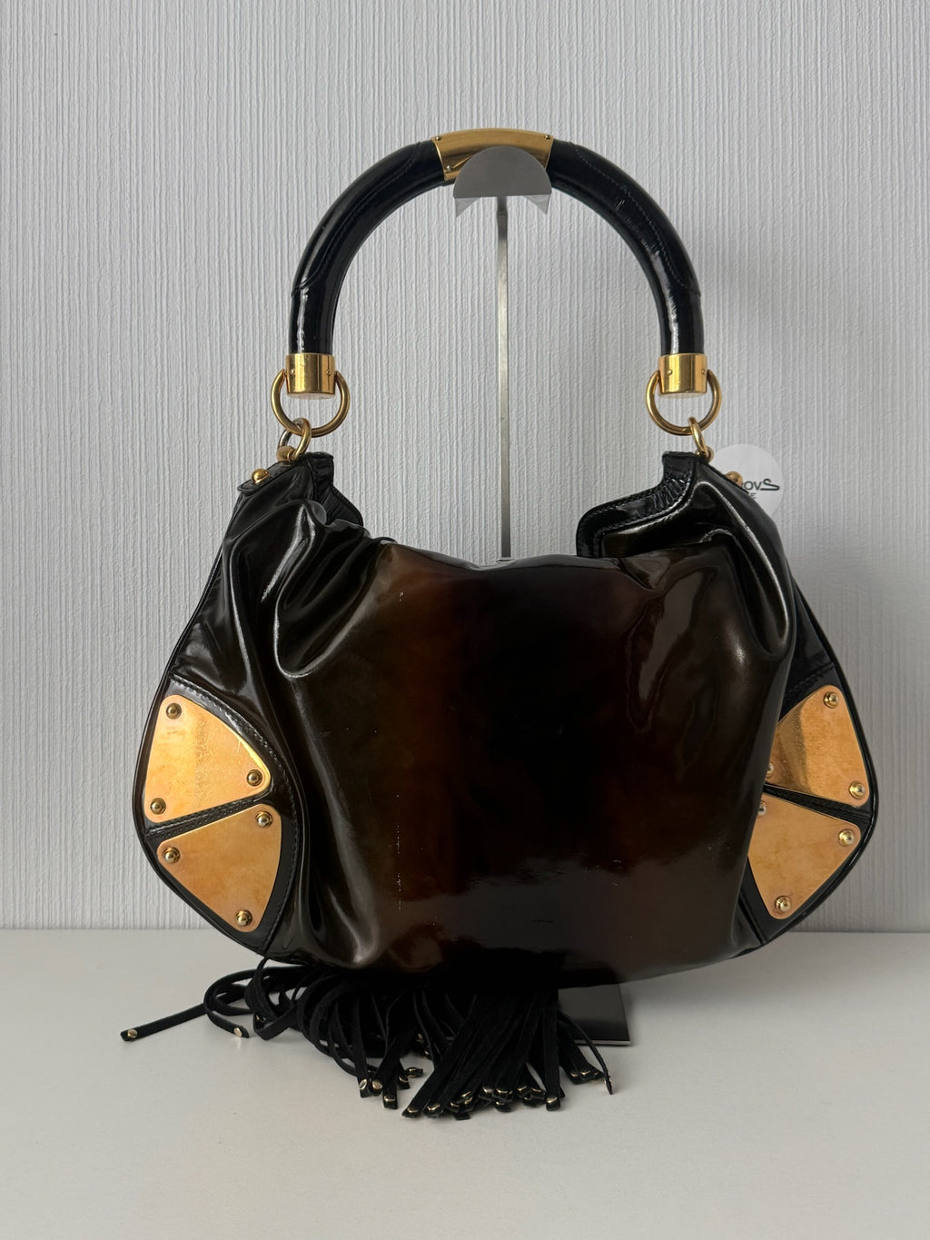 Gucci AW08 Patent Leather Indy Handbag