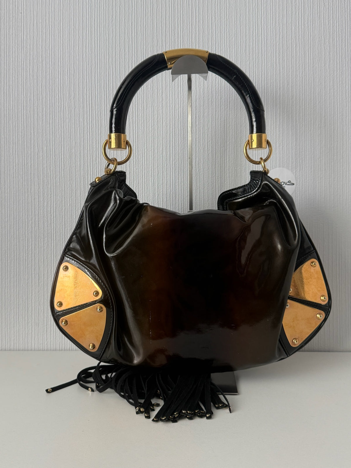 Gucci AW08 Patent Leather Indy Handbag