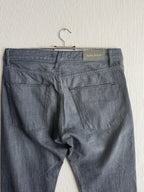 Acne Jeans Dark Indigo Cotton Polyester Straight Leg Mens Jeans