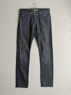 Acne Jeans Dark Indigo Cotton Polyester Straight Leg Mens Jeans