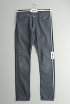 Acne Jeans Dark Indigo Cotton Polyester Straight Leg Mens Jeans