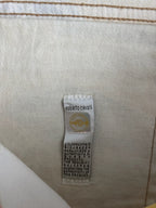 Roberto Cavalli Yellow Zebra Giraffe Print Cotton Flared Womens Jeans