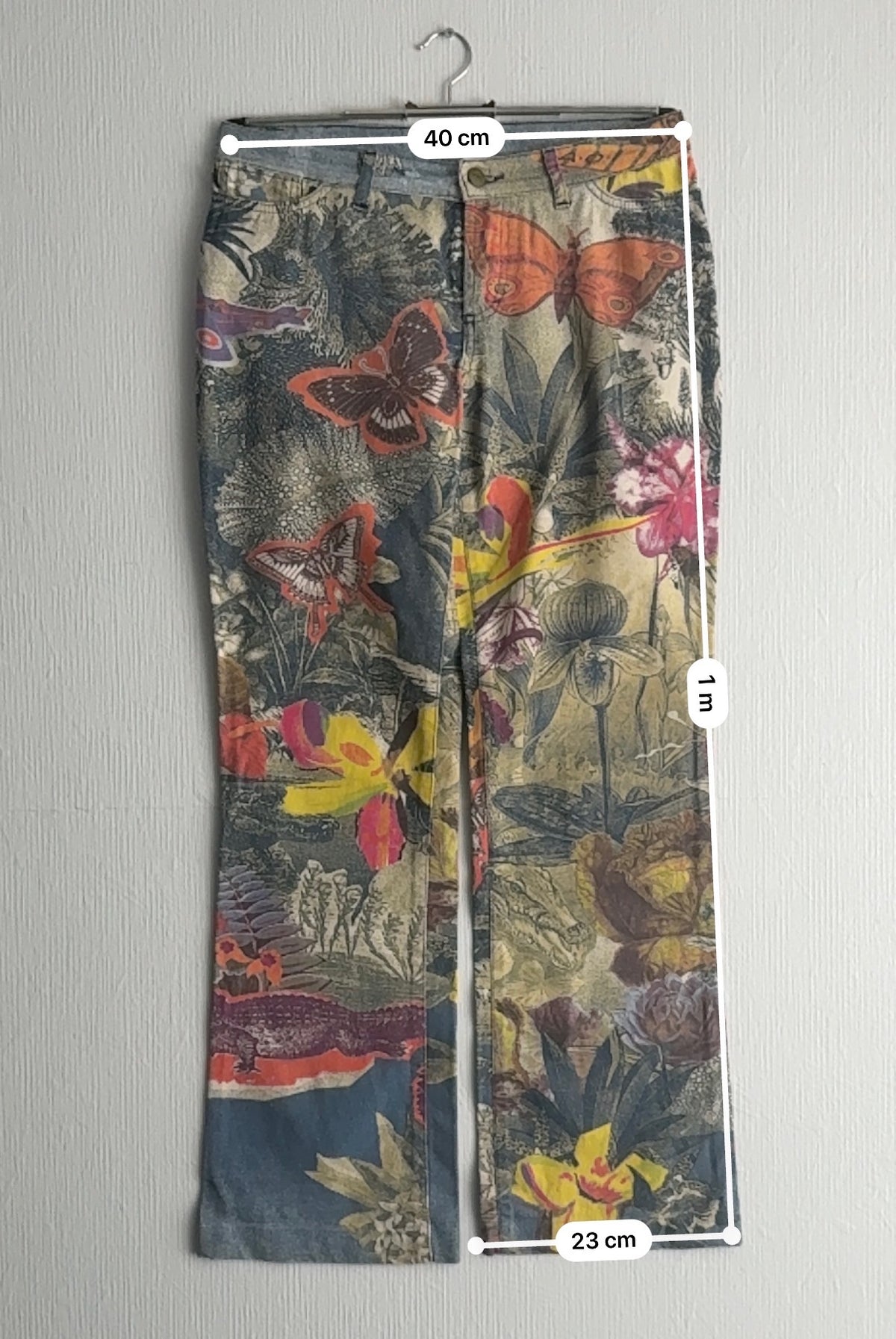 Roberto Cavalli Just Cavalli Y2K Jungle Print Womens Jeans