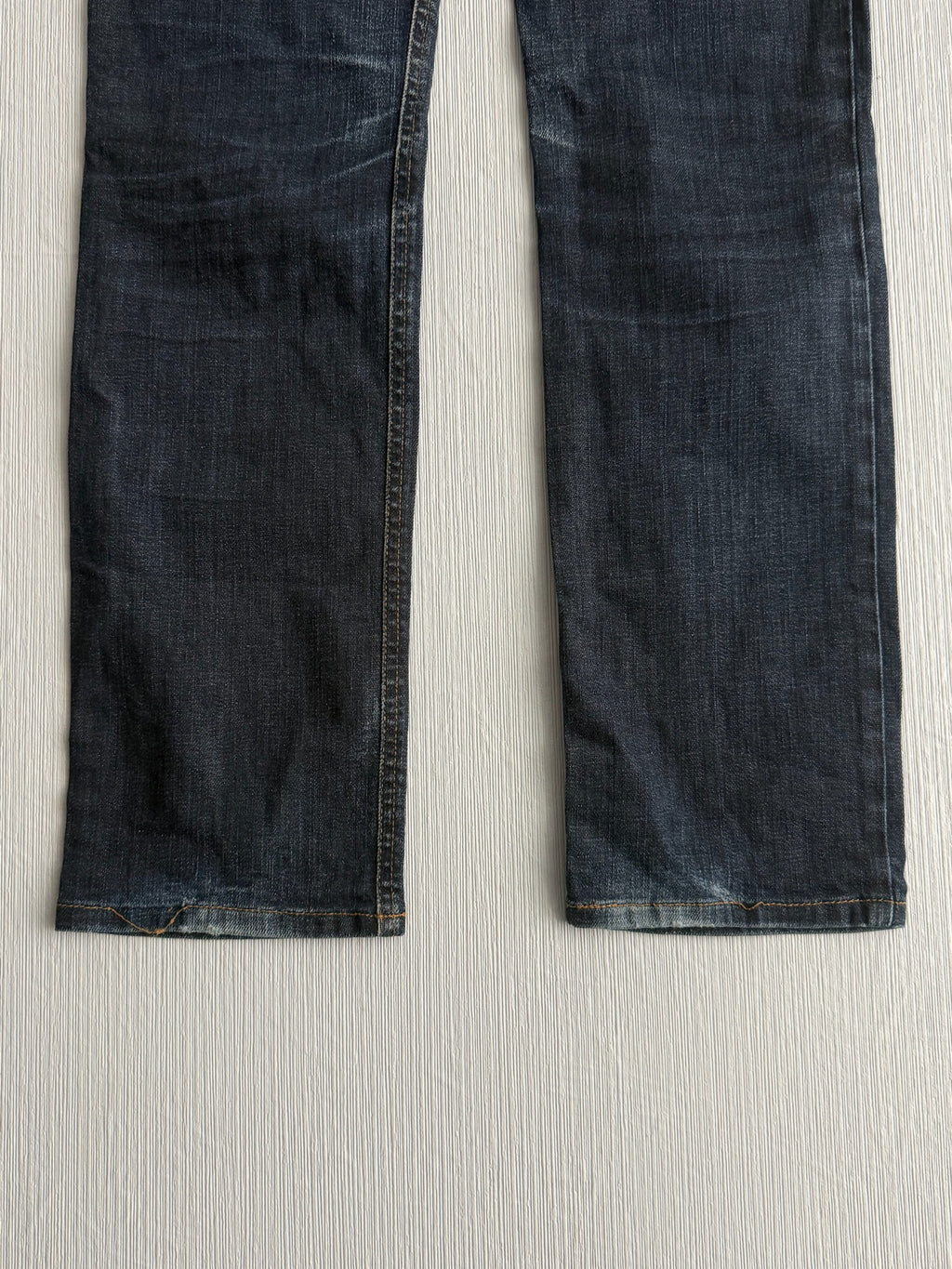 Gucci Dark Blue Denim Low Rise Straight Leg Womens Jeans