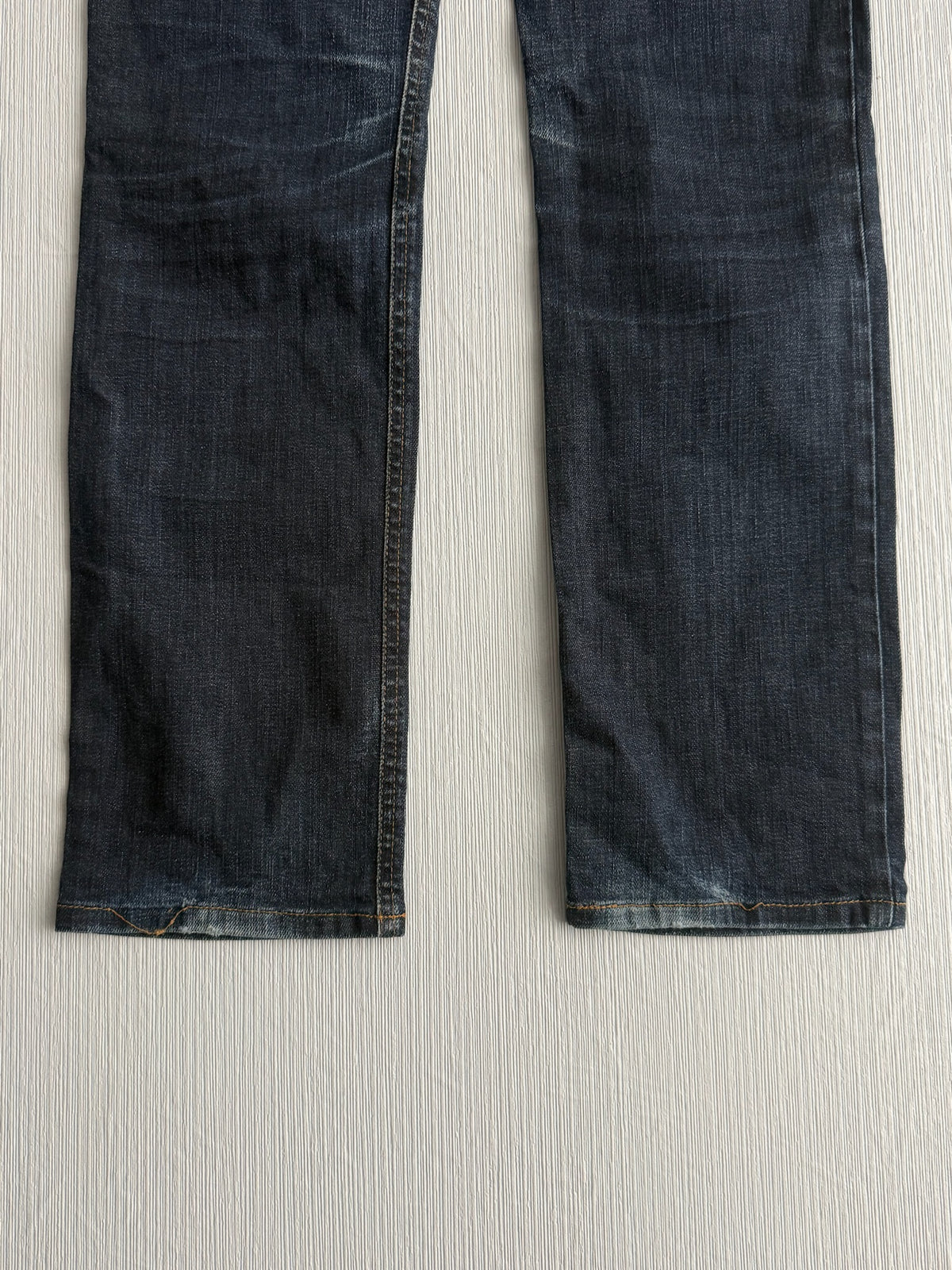 Gucci Dark Blue Denim Low Rise Straight Leg Womens Jeans