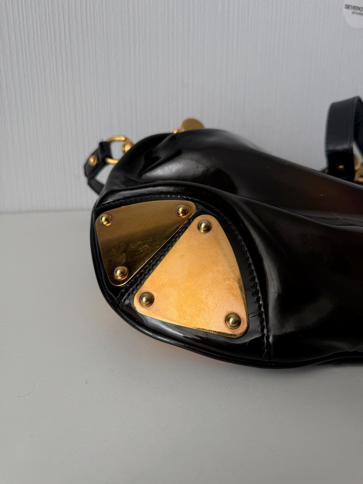 Gucci AW08 Patent Leather Indy Handbag